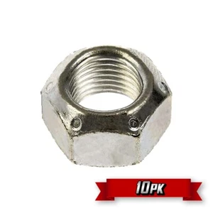 Prevailing Torque Lock Nut, 9/16"-12 Thread, Zinc, GR.C {10pk} - Picture 1 of 2