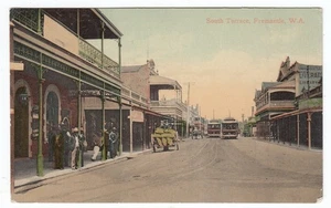 ANTIGUA POSTAL South Terrace Fremantle Perth Australia Occidental por Falk 1907 - Imagen 1 de 2