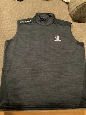 St Andrews Golf 150th Abacus Half Zip Vest Mens L Excellent Condition  - Image 1 of 4