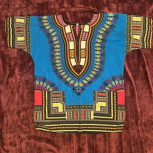 African Unisex Dashiki Shirt Size M Tribal - Picture 1 of 7
