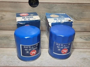 2 x AC Delco PF 30 Oil Filter 6437994 OEM GM Pontiac Oldsmobile Cadillac NOS - Picture 1 of 3