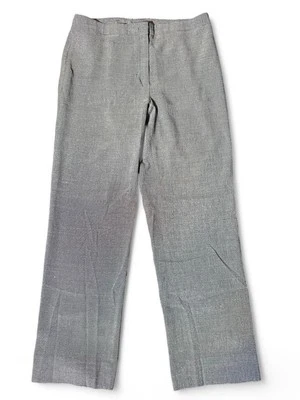 Calça Escada Feminina de Lã Cinza Moda Luxo Moda High End Elegante Trabalho  - Imagem 1 de 4