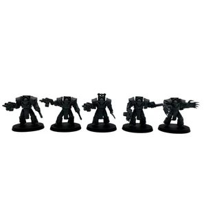 Warhammer 30k Horus Heresy Legion Cataphractii Terminator Squad x5 Fully Built - Picture 1 of 5