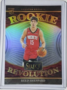 2024-25 Select Reed Sheppard Rookie Revolution #5 RC Silver Prizm SP Rockets - Bild 1 von 2