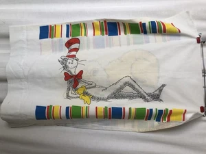 Kissenbezug: Vintage Dr. Seuss Sears 1970 Doppelseitige Katze im Hut MD IN USA 42 x 36 - Bild 1 von 9