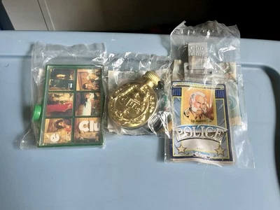 NUEVO 1999 Wendy's Kids comida pista juguetes - rompecabezas deslizante - insignia de identificación - reloj de bolsillo  Foto 1 de 2