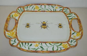 The Farmhouse Rachel Ashwell Queen Bumble Bee vassoio da portata - Foto 1 di 3