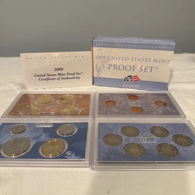 2009-S United States Mint Proof Set with COA & Box 18 Coins - Image 1 of 4
