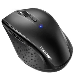 TECKNET Bluetooth Mouse, 3200DPI Wireless Mouse, Cordless Mice Ergonomic 01308 - Picture 1 of 8