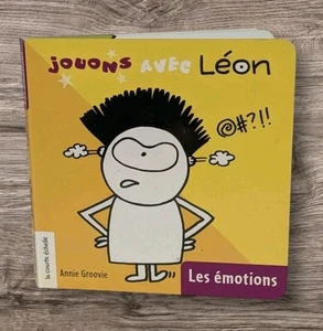 Signed Annie Groovie French Language Board Book Les Emotions Hardcover 2007 Kids - Picture 1 of 12