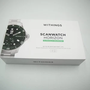Withings ScanWatch Horizon ECG/ SpO2/activity/Sleep track LUXURY LOOK - GREEN. - Photo 1 sur 6