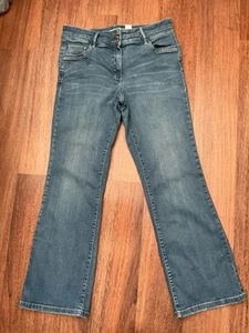 Women’s Ladies NEXT Lift Slim & Shape Bootcut Jeans Size 18 L Waist 36 L31.5” - Picture 1 of 4