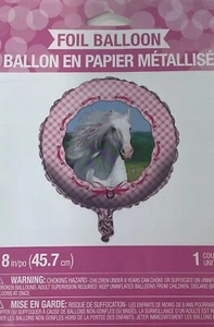 Heart My Horse Metallic Balloon 18in - Picture 1 of 2