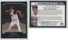 2004 Bowman Draft Aflac All-American Shane Funk #AFL12