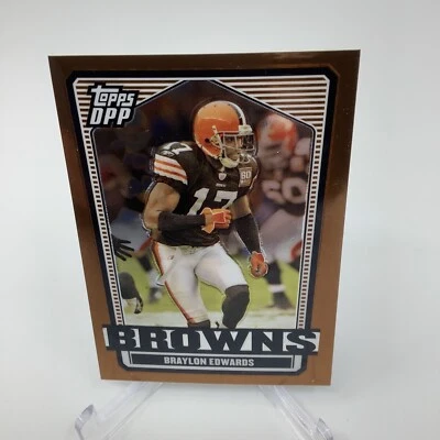 2007 Topps Draft Picks and Prospects (DPP) Braylon Edwards #84 Cleveland Browns - Image 1 of 2