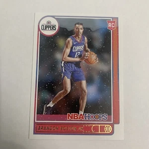 2021-22 NBA Hoops Winter Holiday - BRANDON BOSTON JR - Clippers RC #233 - Picture 1 of 2