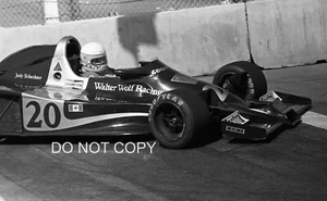 JODY SCHECKTER WOLF WR1 LONG BEACH GP 1977 35MM NEGATIVE CLOSE UP - Picture 1 of 1