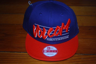 NEW Volcom "Embrace the Strange" Purple/Orange Phoenix Snapback Hat (Adjustable) - Image 1 of 4