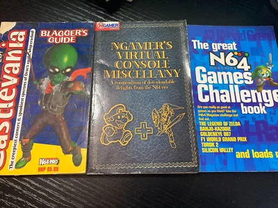 Guía Nintendo N64/Paquete de Libros de Estrategia LIBRO DE DESAFÍO/NGAMERS/BLAGGERS Foto 1 de 4