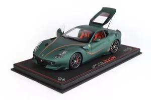BBR Ferrari F12 TDF Matt Green with Showcase 1/18. BBR182105ST - Picture 1 of 9