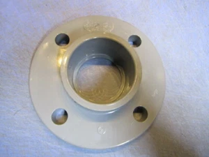 1 GF Piping System CPVC Socket Flange Solid Flange Schedule 80 Gray 2-1/2 NSF-61 - Picture 1 of 7