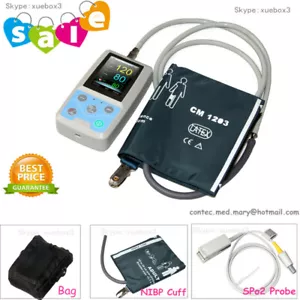 Patient Monitor 24 Hours Ambulatory Blood Pressure Monitor SPO2 NISP PR Software - Picture 1 of 11