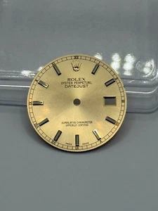 Rolex Original Zifferblatt Datejust 36 Gelbgold Strichindizies TOP - Bild 1 von 2