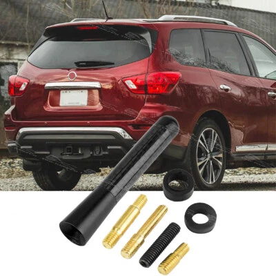 Para Nissan Rogue Pathfinder Carbono 3" Antena AM/FM Radio Mástil Aéreo con Tornillos Foto 1 de 4