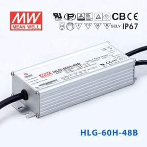 Mean Well HLG-60H-48AB Power Supply 60W 48V - Adjustable and Dimmable - Picture 1 of 1