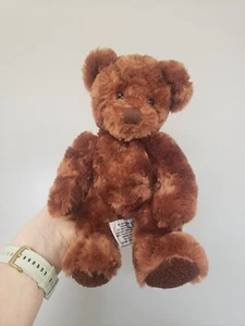 RUSS Berrie BRUNO brown bear 10" plush lovey security toy beanie bottom - Imagen 1 de 5
