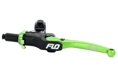 Honda Yamaha Suzuki Kawasaki Clutch lever Assembly by Flo Motorsports Green - Image 1 of 4