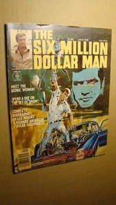 SIX MILLION DOLLAR MAN 1 *HIGH GRADE* CHARLTON MAG NEIL ADAMS ART BIONIC WOMAN - Picture 1 of 1
