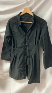 Camicia black long shirt copricostume nero tg S 135 - Imagen 1 de 3