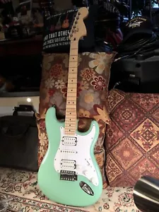 Fender Squier Seafoam Stratocaster HSH Strat SURF Nitro Humbucker Tom Delonge - Bild 1 von 23