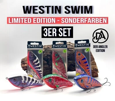 Westin Swim Glidebait 12cm 53g Suspending 3er Set Limited Edition Jerkbait NEW - Bild 1 von 4