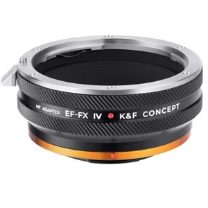 K&F Concept  Adapter for Canon EF Lens Mount to Fujifilm X Camera Body,EF-FX IV - Picture 1 of 12