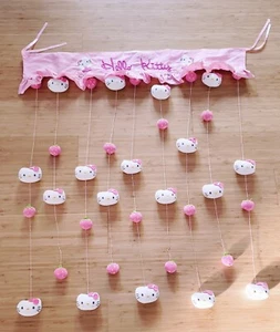 Limited Edition Hello Kitty & Strawberry Hanging Decorations Danglers Pink JP - Picture 1 of 4