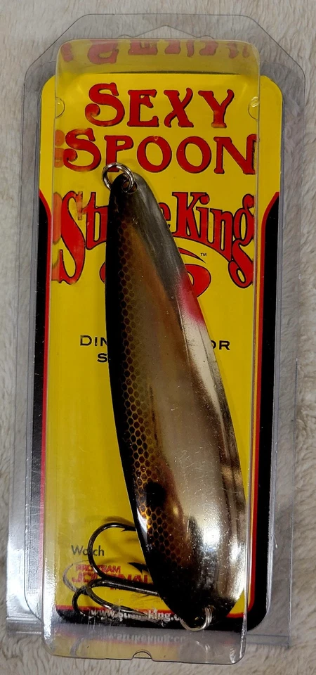 Strike King Sexy Cuchara 5.5" 1.3oz SSPN5.5-406 Dorado Negro Espalda Foto 1 de 1
