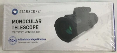 STARSCOPE~Monocular Telescope - 10x Adjustable Magnification, NEW - Sealed - Image 1 of 4