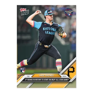 2024 Topps Now #436 Paul Skenes Pittsburgh Pirates RC - Picture 1 of 2