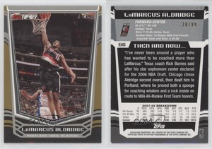 2008-09 Topps Tip-Off Gold /99 LaMarcus Aldridge #66
