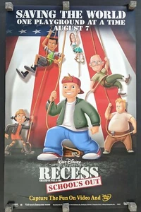 Recess School's Out 2001 Original O/S Movie Theater Poster 27x40 Rolled - Picture 1 of 10