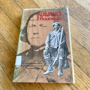 Navajo Roundup Lawrence Kelly 1970 Ex-Library Mylar Cover Hardcover DJ - Imagen 1 de 13