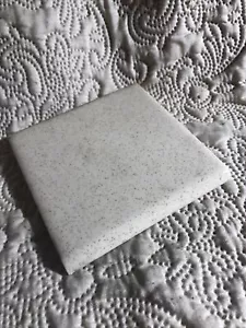 NEW US CERAMIC TILE CO UO72 - S4449 SNOW WHITE BULLNOSE 4 1/4 X 4 1/4 - Picture 1 of 2