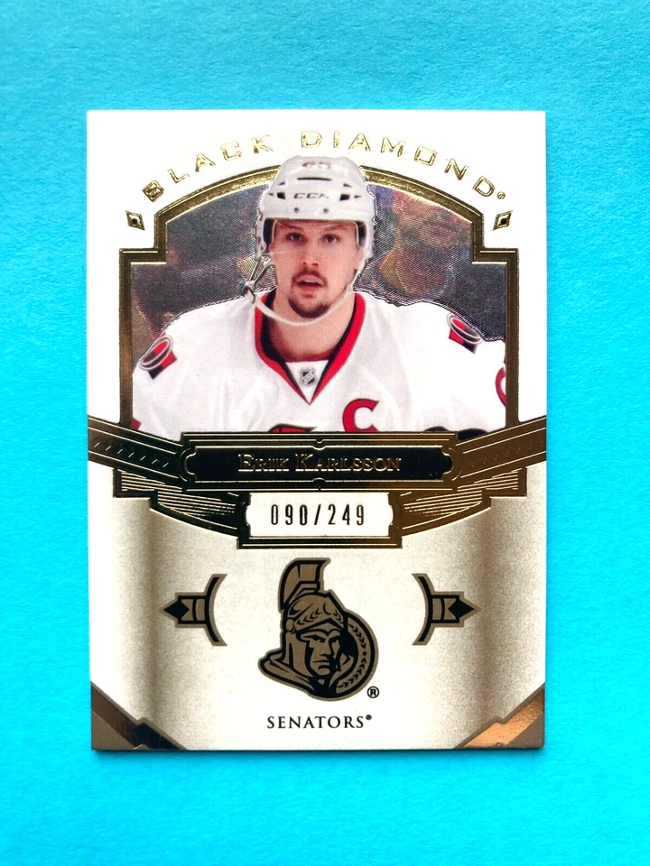 Erik Karlsson 2016 Upper Deck Black Diamond  090/249 #BDB-EK Senators - Image 1 of 2
