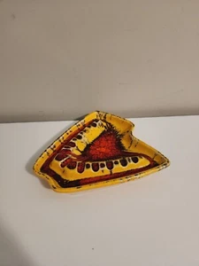 Cenicero de cerámica California bandeja de cigarrillos de cerámica por goteo esmalte jaspeado (D1) - Imagen 1 de 15