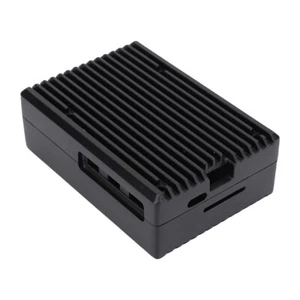 Raspberry Pi 5 Case Metal Pi 5 Case Easy To Install Black Fit for Raspberry Pi 5 - Afbeelding 1 van 11