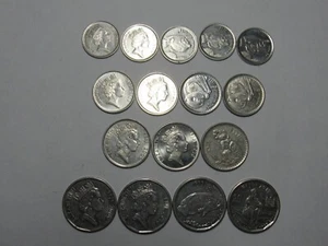 Lote de 16 monedas diferentes de Fiji - 2009 a 2017 - en circulación - Imagen 1 de 2