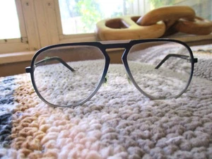 Dior Homme AL132 authentic blue aluminum large sunglasses frames parts - Picture 1 of 9