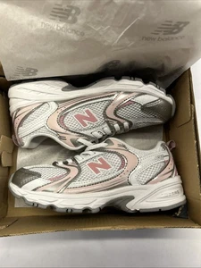 New Balance 530 Bungee Sneaker Schuhe grau/rosa Kinder/Baby Größe 6 NEU im Karton - Bild 1 von 8